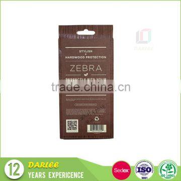 ShenZhen Wooden Color Book Shaped Mobile Phone Case Packaging Box With Hang Hole photo-3