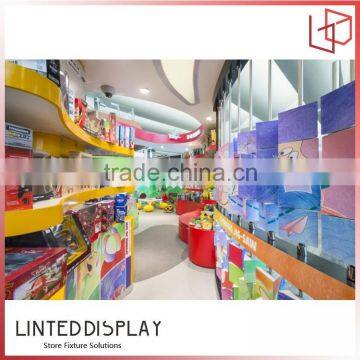 Supermarket mall children favorite toy glass display case