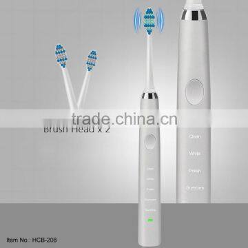 high quality rechargeable silicone rubber toothbrush