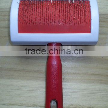 Medium plastic handle Pet Slicker brush