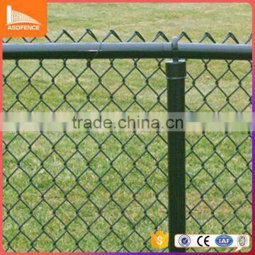 2016 china real factory ASO sale galvanized material PVC coated chain link fence