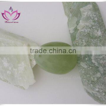 Genuine Green Jade Stone With Certification Drilled With Hole Kegel Exercise Xiuyan Jade Eggs