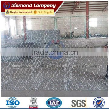 coast protection gabion electro galvanized double twist gabion