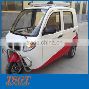 like city car closed cabin tri-motorcycle with 150cc engine and auto gearbox