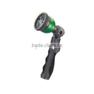 9 Pattern 180 Degree Free Angle Metal Nozzle with Adjustable Thumb Control