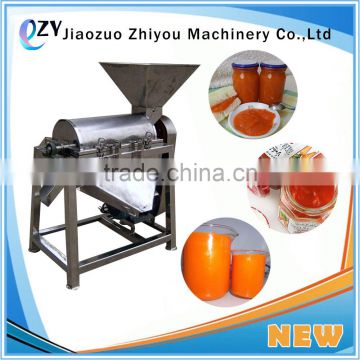 Kiwifruit/Tomato Paste Making Machine/Fruit Pulper pulping Machine with one and two channels(email:millie@jzzhiyou.com)