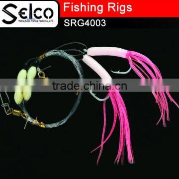 Carp Fishing Sabiki Fishing Rigs 4.5cm Glitter Colorful Eel Tube With Feather photo-3