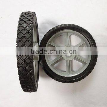 12" solid small rubber wheel/small cart wheel