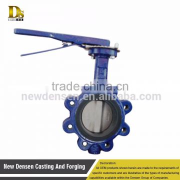 China High Quality Pneumatic Butterfly Valves Ductile Iron Valve Body Express Dq200