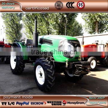 small tractor FN454C, 45hp,4000X1500X1900mm, wheel tread 1220mm, 8.30-20/12.4-28 tyre, 2 hydraulic valves, power steering