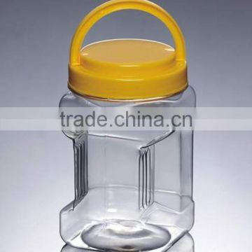 Transparent Plastic Bottled Water Square Bottles