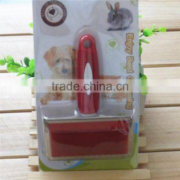 Dog pet clicker brush with cheap price on sale