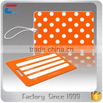 OEM Wholesale Personalized Die Cut Size And Shaped Suitcase Luggage Tag