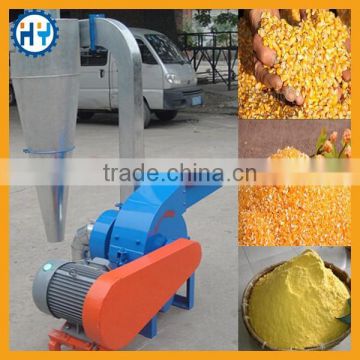 Small animal feed grinder with cyclone dust collector