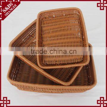 Functional Durable Rattan Handmade Fruits and Vegetable Display Basket photo-5