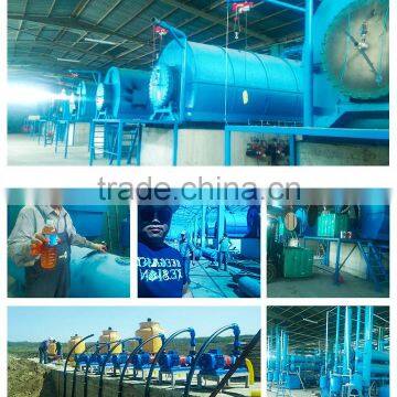 10 Tons Waste Plastic Pyrolysis Plant Into FO And DO photo-2