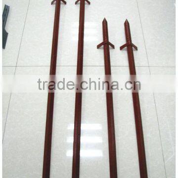 Red Painted Angle Metal Posts photo-4