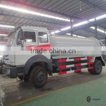 270 hp 4*2 North Benz Sewage Suction truck 8000 liter