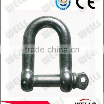 Factory supply marine hardware european type screw pin d shackle