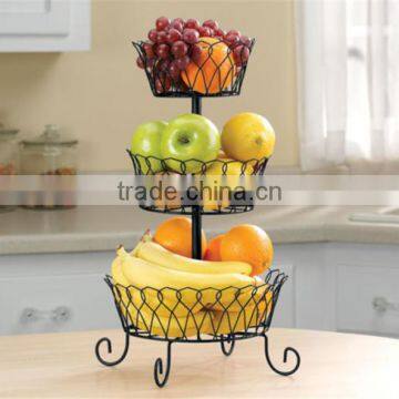 Flexible Floor Standing Good Looking Flower Basket Stand photo-2