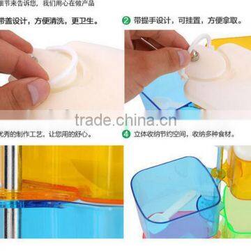 CY137 Colorful Magical Rotating Seasoning Storage Cans Boxes Spice Holer