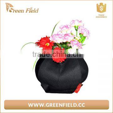 Fabric polyester grow bag, black fabric polyester grow bags