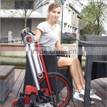 2016 Hot High Quality Folding Roller Skating Bicycle Fasion Flexible 3 Wheel Bike With Roller Skating Shoes Wholesale photo-2