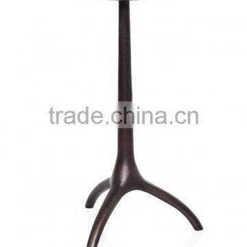 Hammered Polished Aluminum Table photo-4