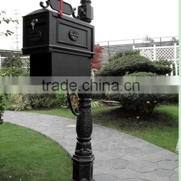 Alibaba China metal mailbox antique aluminum mailbox for sale