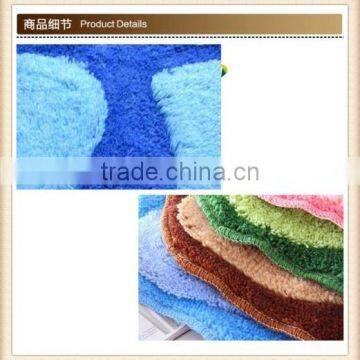 Bathroom Door Carpet Shaggy Soft Area Rug Bedroom Oval Floor Mat 59*39