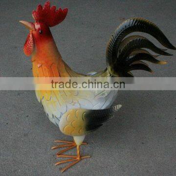 Metal Rooster Outdoor Garden Decor photo-2