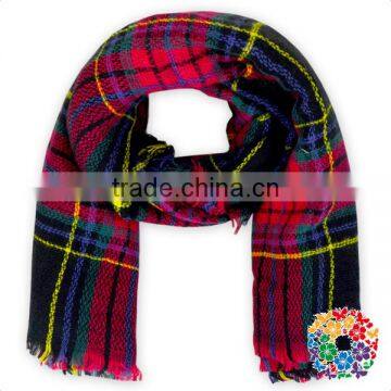 Oversize Ladies Clothes Top Plaid Patterns Shawl Wrap Scarfs Pashmina Cashmere photo-6
