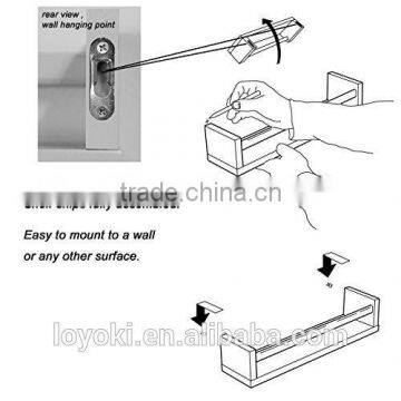 Gold Supplier Wall Mounted Book Shelf, Wall Decorative Shelf for Home, Wood Wall Shelf photo-3