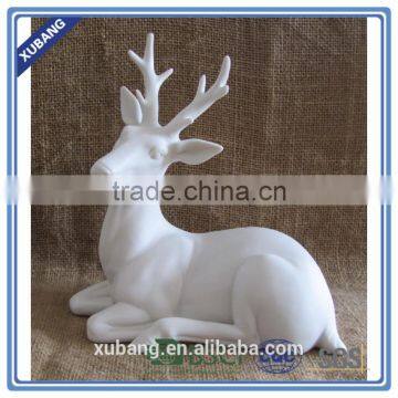 Christmas Deer Figural Custom Decorative Lying White Deer photo-5