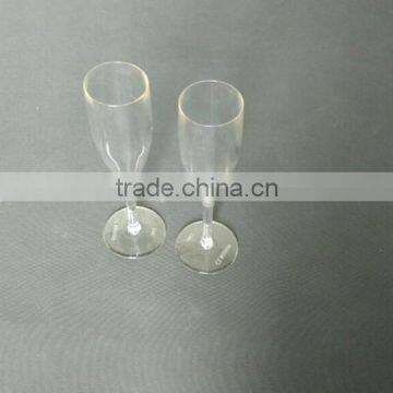 plastic small wine goblet champagne flutes