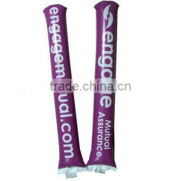 Inflatable cheering sticks