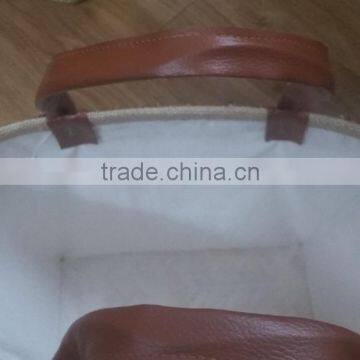 Eco Friendly Natural Bamboo Sequin Basket With Liner photo-3
