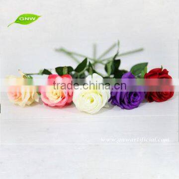 FLS01-3 GNW China artificial flower for wedding wall decoration hanging artificial red rose wedding flower