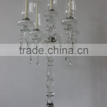 Jingyage candelabra with hanging candelabra centerpieces wedding