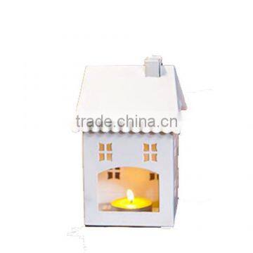 Free Shipping Creative Gift Europe Style Candlestick Retro Wedding Decoration Iron Small House Candle Holders photo-3
