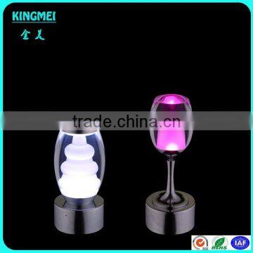 Hight Rechargable Battery Operated Wedding Party Night Club Bar Glowing Light up Led Portable Candle Table Lamp photo-5