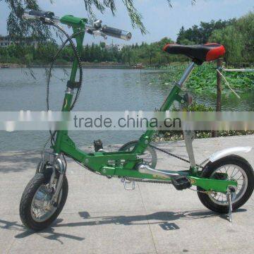 12'' mini folding electric bike manufacturer green
