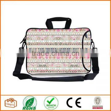 13-Inch Pink Water Ripples Bohemian Style Waterproof Neoprene Laptop Sleeve Case Bag photo-2
