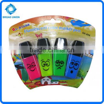 New Smiley Rainbow highlighter Marker Face With Highlighter Pen