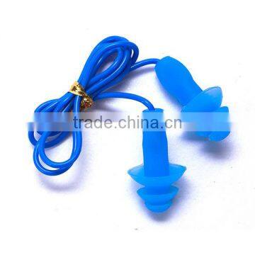 Highest Quality Swimming Soft Silicone Ear Plugs With PU String photo-2