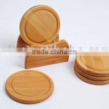 5 pcs Trivet with bamboo holder