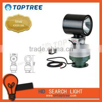 Round HID Wireless Remote Control Xenon Search Light lamp