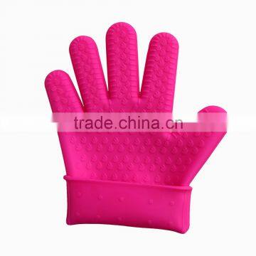 High Quality Custom Silicone Oven Gloves With Fingers Silicone Rubber Oven Gloves photo-2