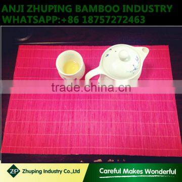 facotry direct selling colourful Popular Design Bamboo Placemat