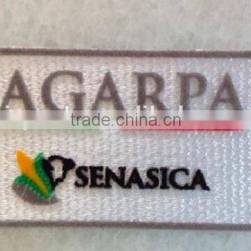 0.5mm extra soft hand feeling flocking label for cloth